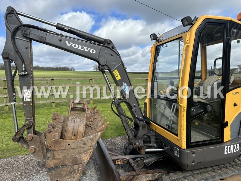Volvo ECR28 Mini Digger For Sale J Murrell Agricultural Machinery